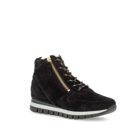 GABOR Ekstra-Geniş (H) Kalıp Kadın Bağcıklı Çift Fermuarlı Bot 56.455