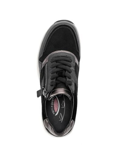 GABOR Geniş (G) Kalıp Rolling Soft Kadın Bağcıklı Fermuarlı Spor Ayakkabı 76.957