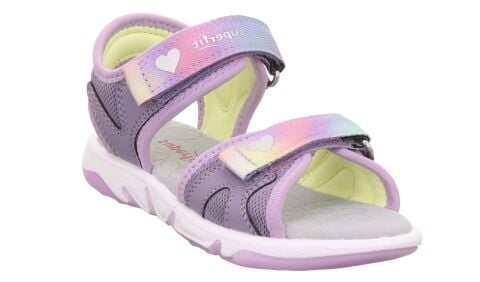 SUPERFIT Pebbles Medium (Orta) Kız Cırtlı Sandalet 1-009540-1 (25-30)