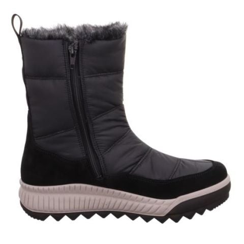 LEGERO Tirano Geniş Kalıp Gore-Tex Kadın Fermuarlı Uzun Kar Botu 2-000184