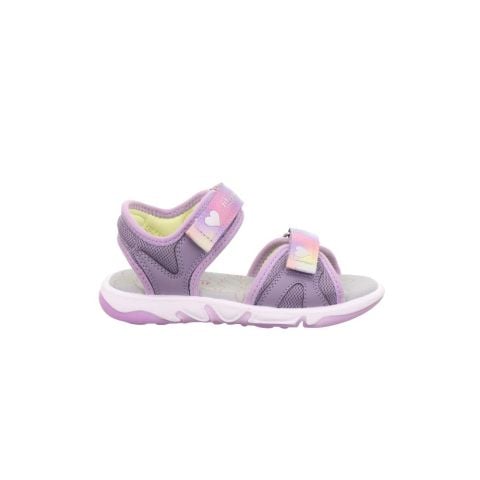SUPERFIT Pebbles Medium (Orta) Kız Cırtlı Sandalet 1-009540-2 (31-35)