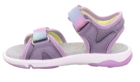 SUPERFIT Pebbles Medium (Orta) Kız Cırtlı Sandalet 1-009540-2 (31-35)