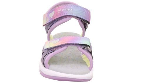SUPERFIT Pebbles Medium (Orta) Kız Cırtlı Sandalet 1-009540-2 (31-35)
