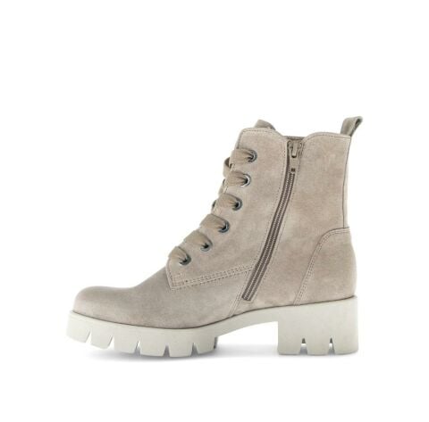 GABOR Best Fitting Kadın Bağcıklı Fermuarlı Bot 71.711 Bej Süet - 37