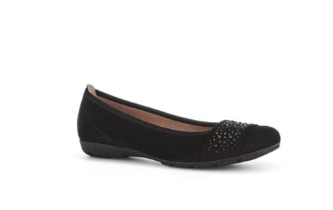 GABOR Hovercraft Kadın Büyük Numara Taşlı Babet Ayakkabı 74.167