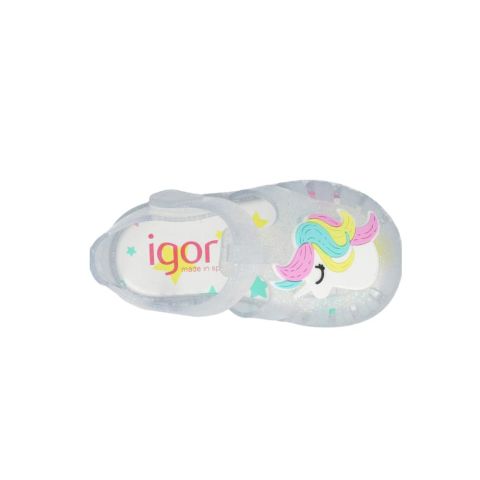 IGOR Tobby Gloss Unicornio Kız Cırtlı Deniz Ayakkabısı  S10309