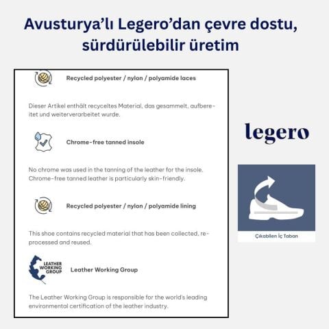 LEGERO T4 Jump Kadın Bağcıklı Fermuarlı Spor Ayakkabı 2-000363