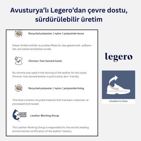 LEGERO T4 Jump Kadın Bağcıklı Fermuarlı Spor Ayakkabı 2-000363