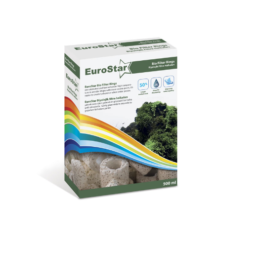 EuroStar Bio Filter Ring Beyaz 500 Ml