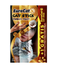 Eurocat Cat Stick Hindi Etli 4x5 gr 20 gr Kedi Ödül Maması