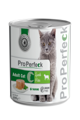 PRO PERFECK KUZULU YETİŞKİN KEDİ KONSERVESİ 400 GR 24 ADET