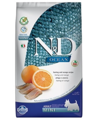 ND Ocean Balık Portakallı Tahılsız Küçük Irk Köpek Maması 2.5 Kg
