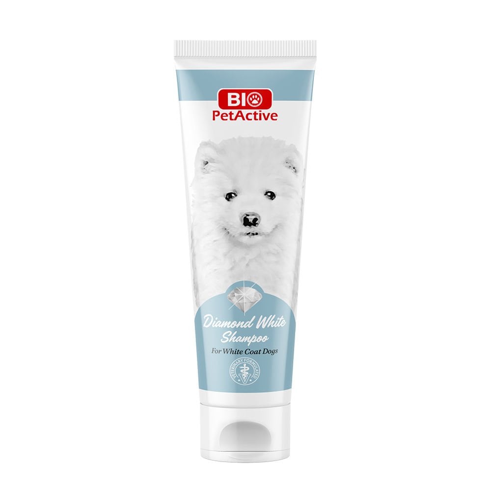 Bio Pet Active Diamond White Beyaz Tüylü Köpek Şampuanı 250 ML