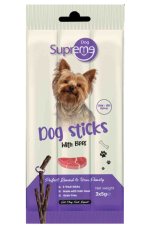 Supreme Dog Sticks Sığır Etli Küçük Irk Köpek Ödül Çubuğu 5gr (3'lü)