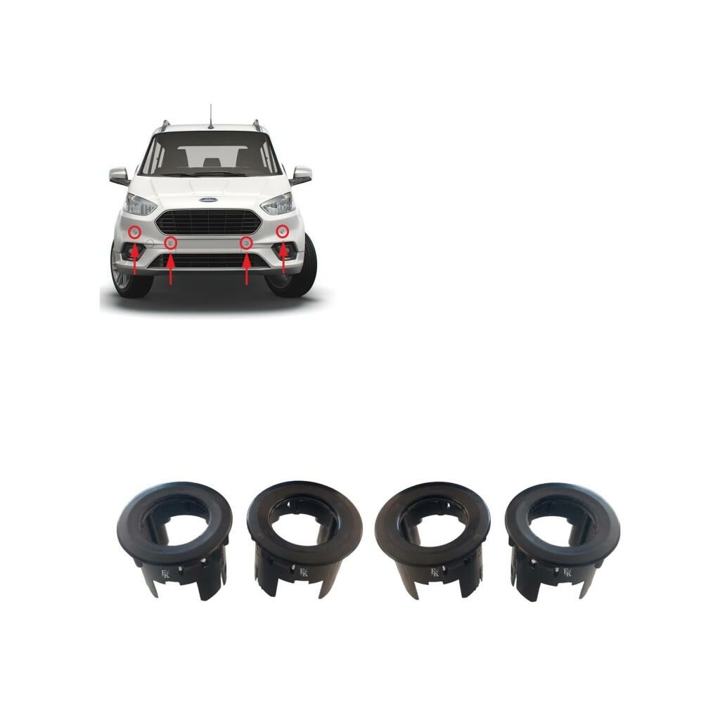 Ford Courier Ön Park Sensör Tutucu Yuva Çerçevesi 4 Adet