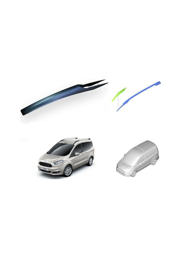 Ford Courıer Tavan Çıta Başlık Plastiği Ön Sol  2014-