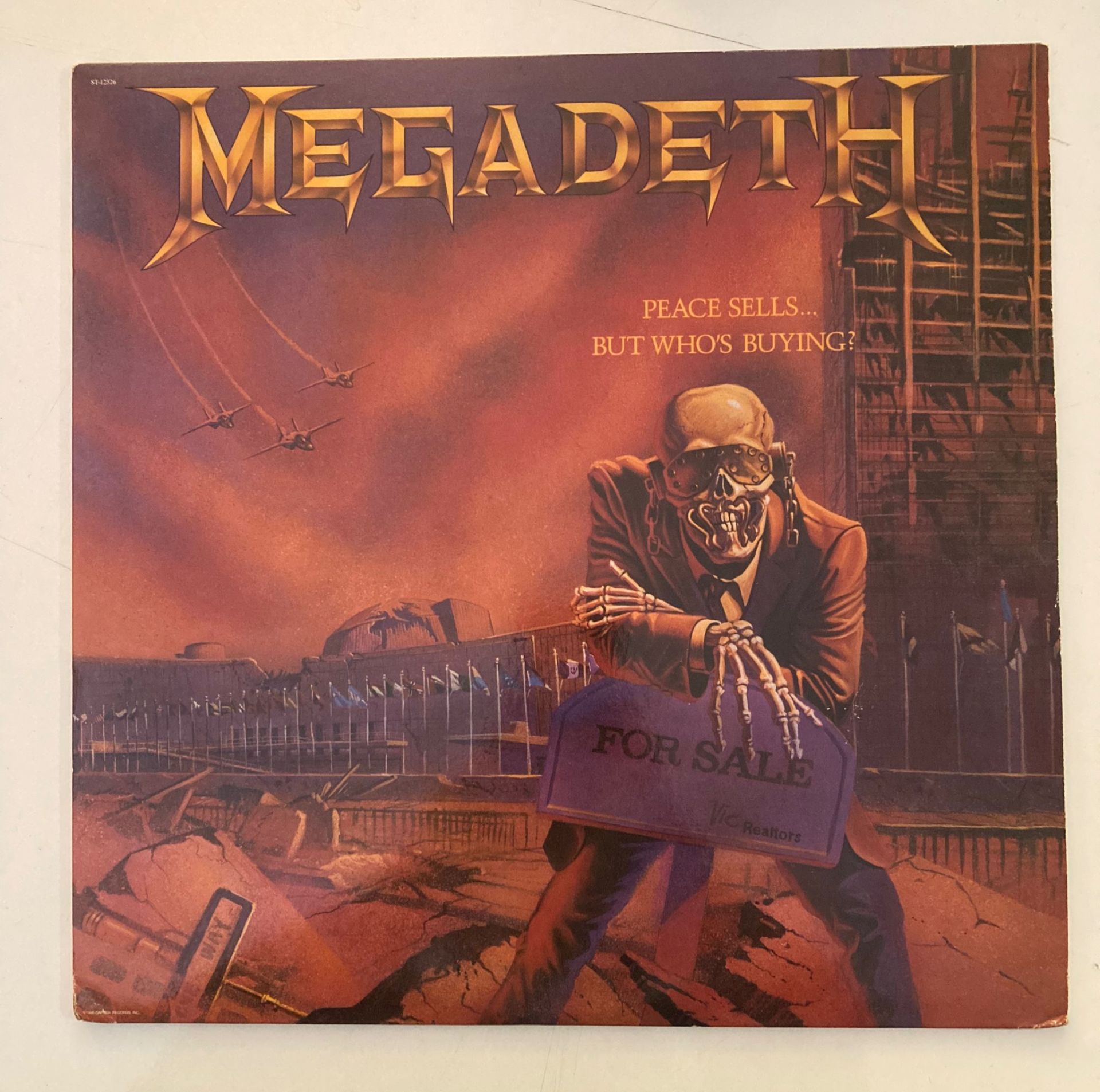 Megadeth - Peace Sells... But Who's Buying? 33'lük 1986 Basım Plak