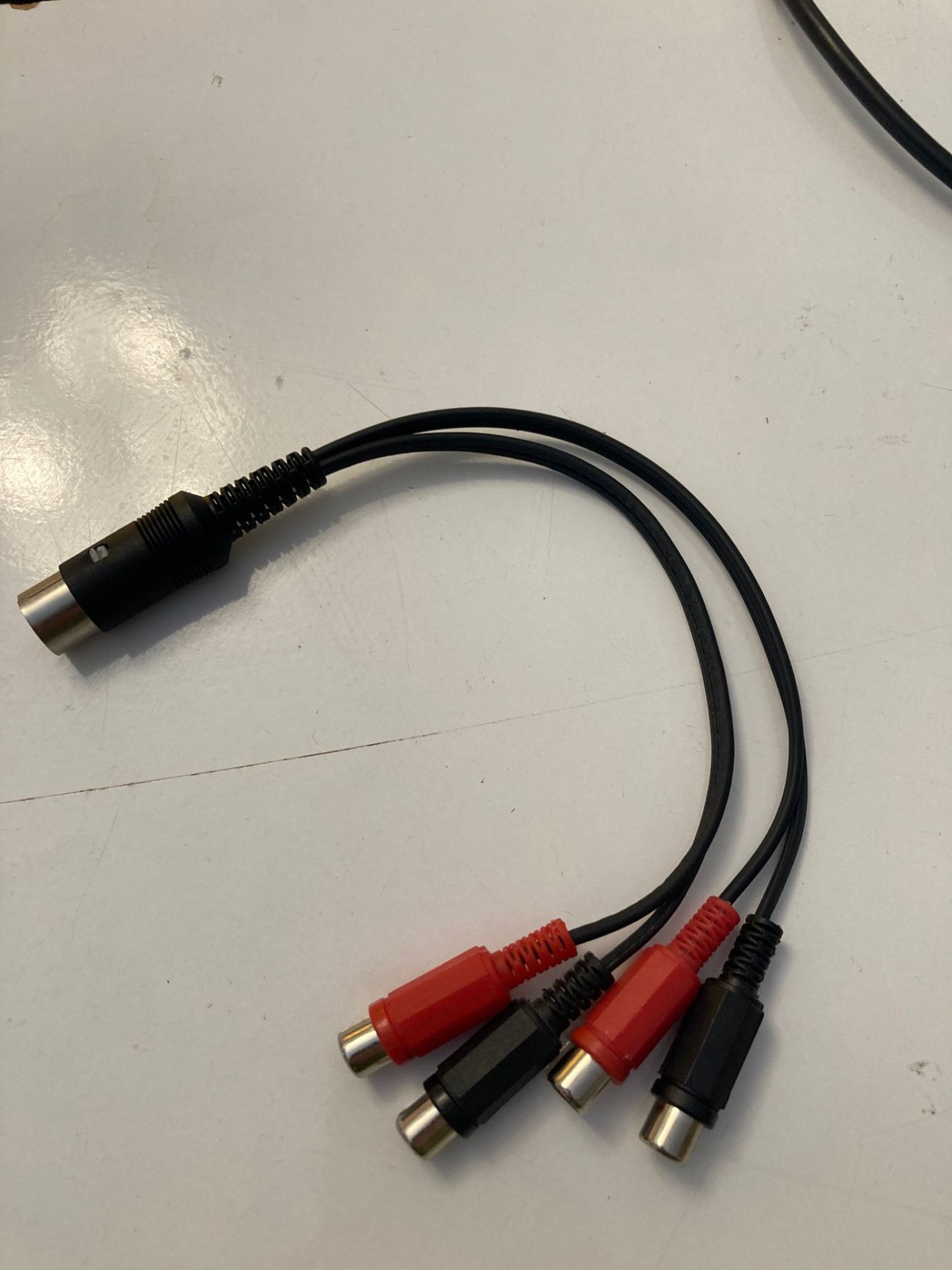 Alman Sık 5'li Erkek Pin İle Çoklu Dişi Rca Jak Sinyal Aktarım Kablosu