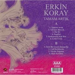 -Erkin Koray - Tamam Artık (Yeni Siyah  Baskı Plak)