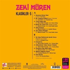 Zeki Müren  - Klasikler 5 (Yeni Baskı Plak)