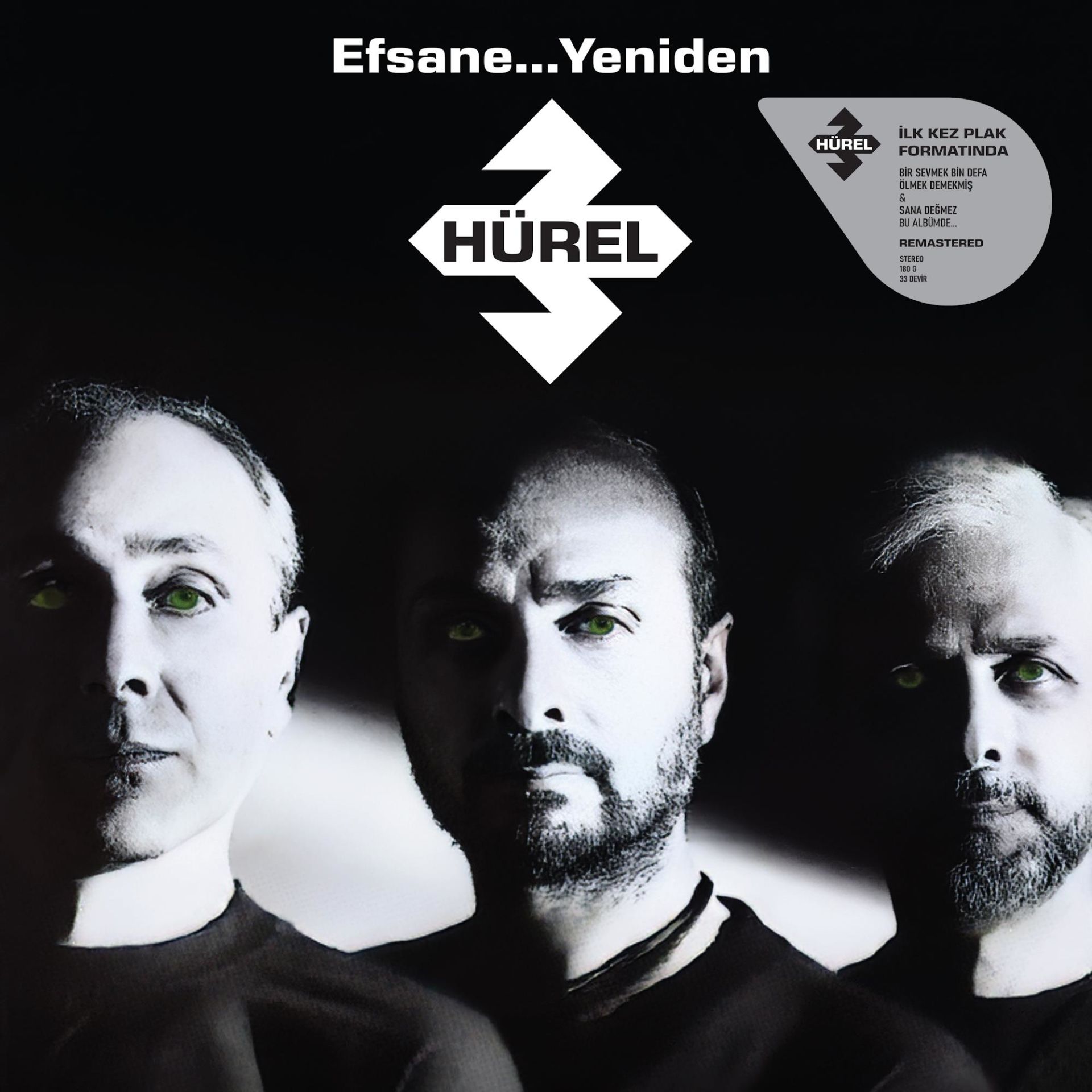 3 Hürel - Efsane Yeniden 33'lük Plak