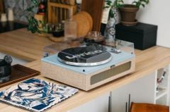 Lenco LS-440 BUBG Mavi Krem 4 Hoparlörlü Bluetoothlu Pikap Plak Çalar