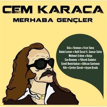 Cem Karaca - Merhaba Gençler Cover 33'lük Çift Plak