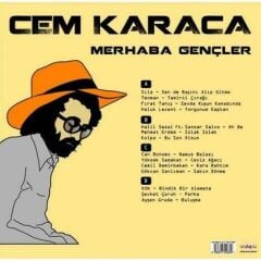 Cem Karaca - Merhaba Gençler Cover 33'lük Çift Plak