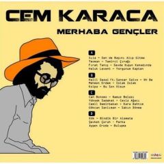Cem Karaca - Merhaba Gençler Cover 33'lük Çift Plak