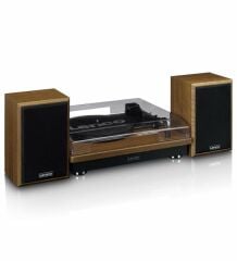 Lenco Ls-100 wd Ahşap Çift Hoparlörlü Bt Özellikli Pikap