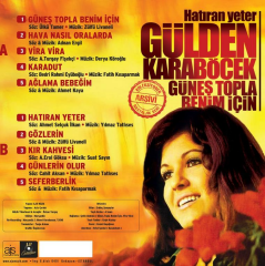Gülden Karaböcek - Güneş Topla Benim İçin - Hatıran Yeter 33'lük Plak