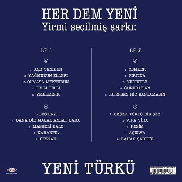 -Yeni Türkü - Her Dem Yeni 33'lük Çift Plak