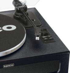Lenco LS-430 BK 4 Dahili Hoparlörlü Bluetoothlu Pikap Deri Kaplama