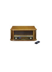 Lenco TCD-2550 Retro USBli Radyolu CD Kasetli Pikap Plak Çalar