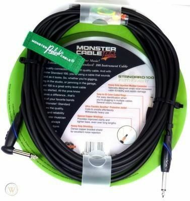 Monster Standard 100 Enstrüman Kablosu Gitar Bağlama (6,4 Metre)