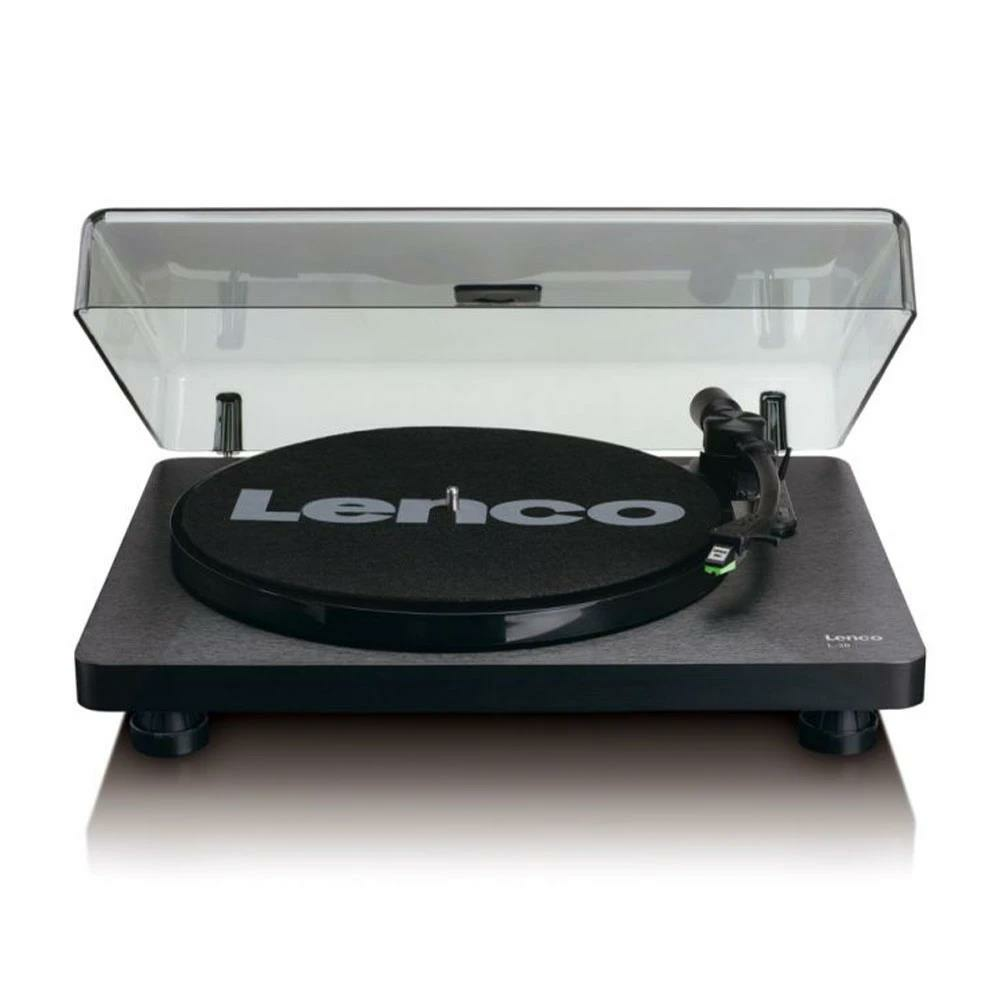 Lenco L-30 BK Siyah Ahşap USBli MP3e Kayıt Özellikli Pikap Plak Çalar