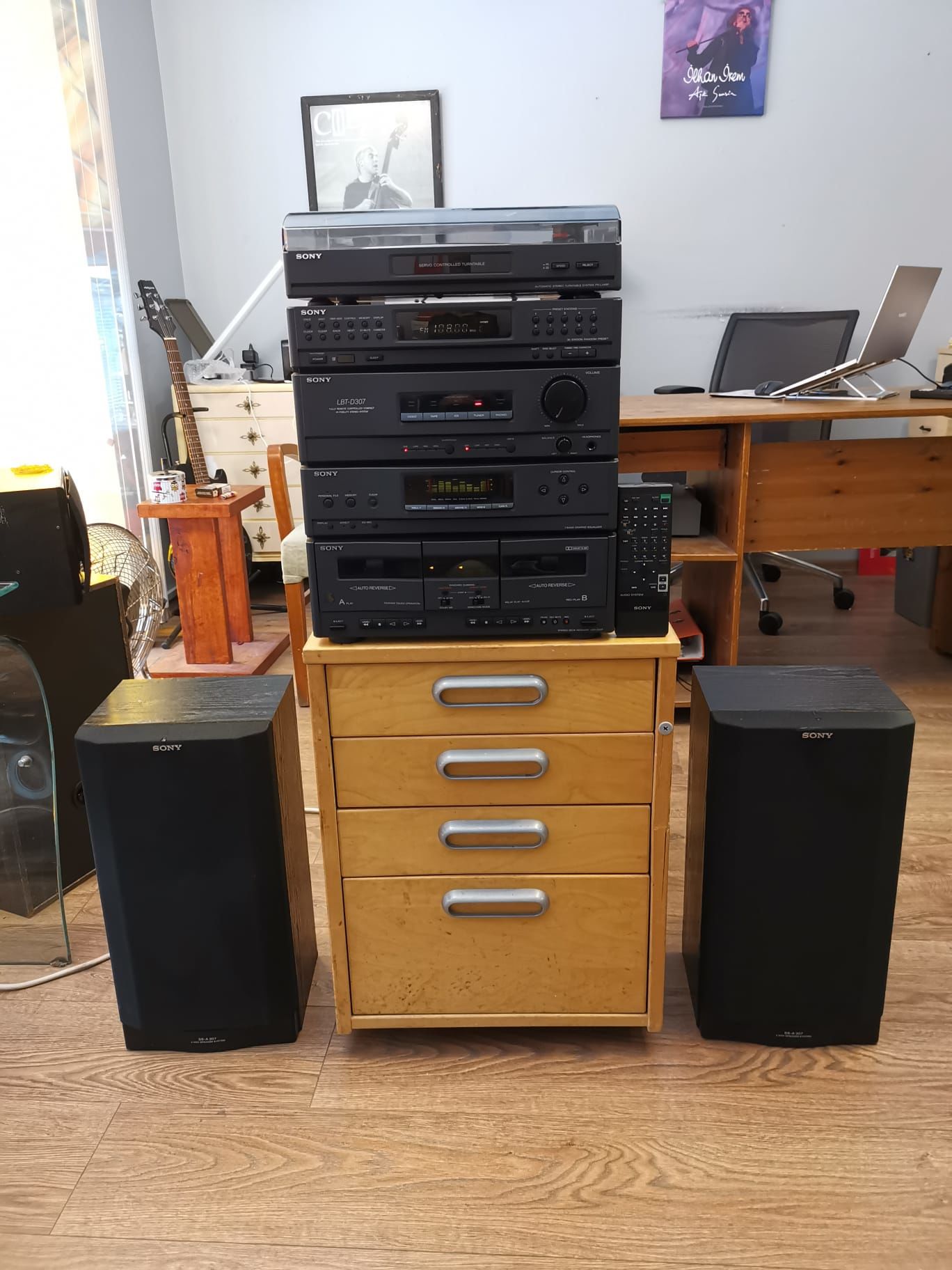 Sony Komple Müzik Seti Pikaplı Model | PS-LX49P