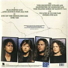 Metallica - And Justice For All 33'lük Double Yeşil