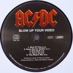 Ac Dc -  Blow Up Your Video (Yeni Baskı Plak)