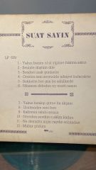 Suat Sayın - Yalnız Benim Ol 33'lük Dönem Baskı Plak