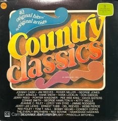 Country Classics 40 Original Hits Threeble LP Plak