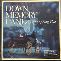 Down Memory Lane 65 Years Of Songs Hits 10 LP Box Set Plak