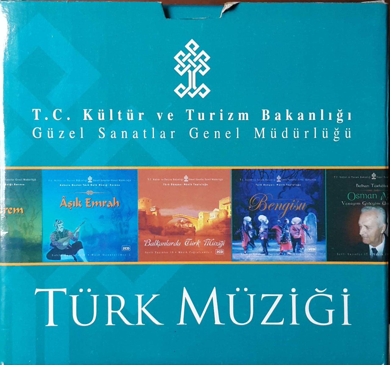 Türk Müziği T.C.Kültür Ve Turizm Bakanlığı Güzel Sanatlar Genel Müdürlüğü 15 Adet Disc CD