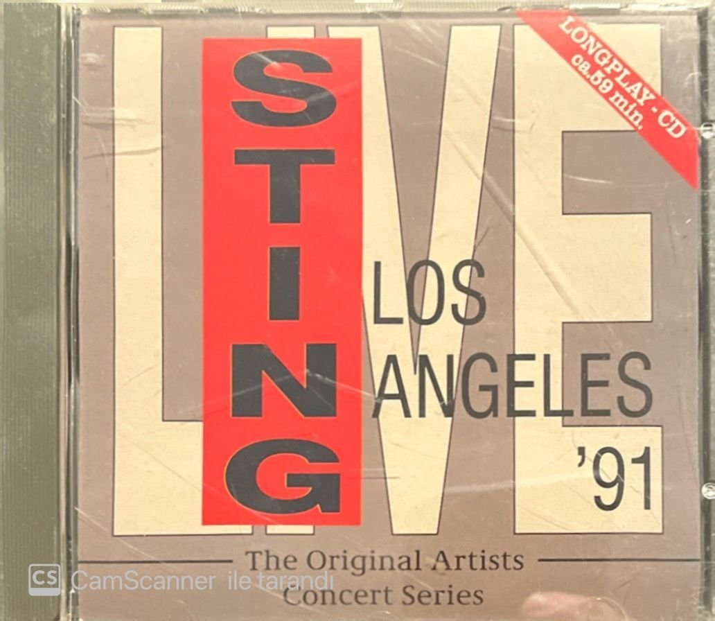 Sting Los Angles '91 CD