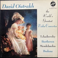 David Oistrakh The World's Greatest Violin Concertos 3 LP Box Set Plak