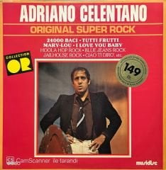 Adriano Celentano Original Super Rock LP Plak