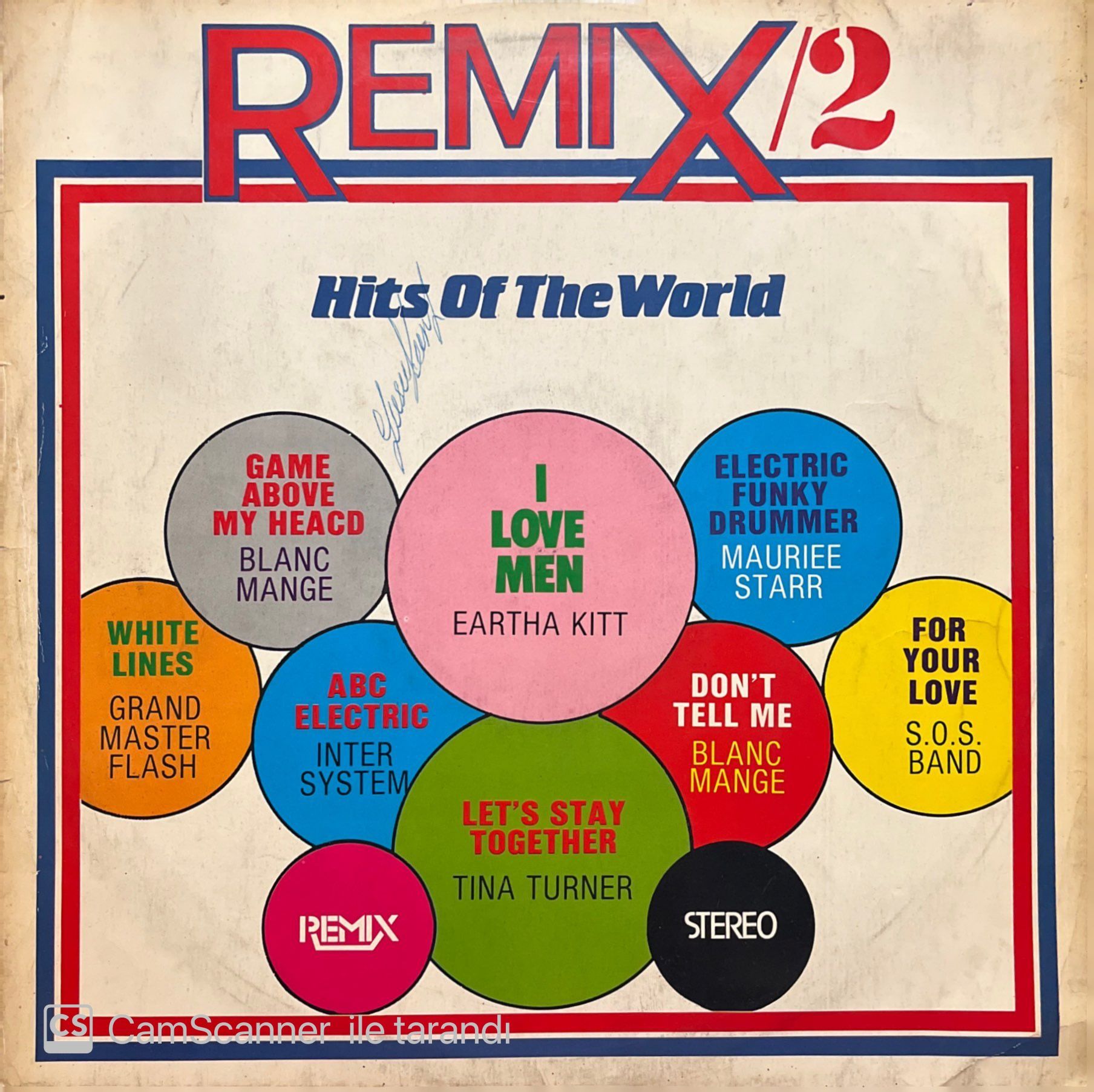 Remix 2 Hits Of The World LP Plak
