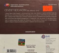 TRT Arşiv Serisi 56 Cevdet Bolvadin Solo Albümler Serisi CD