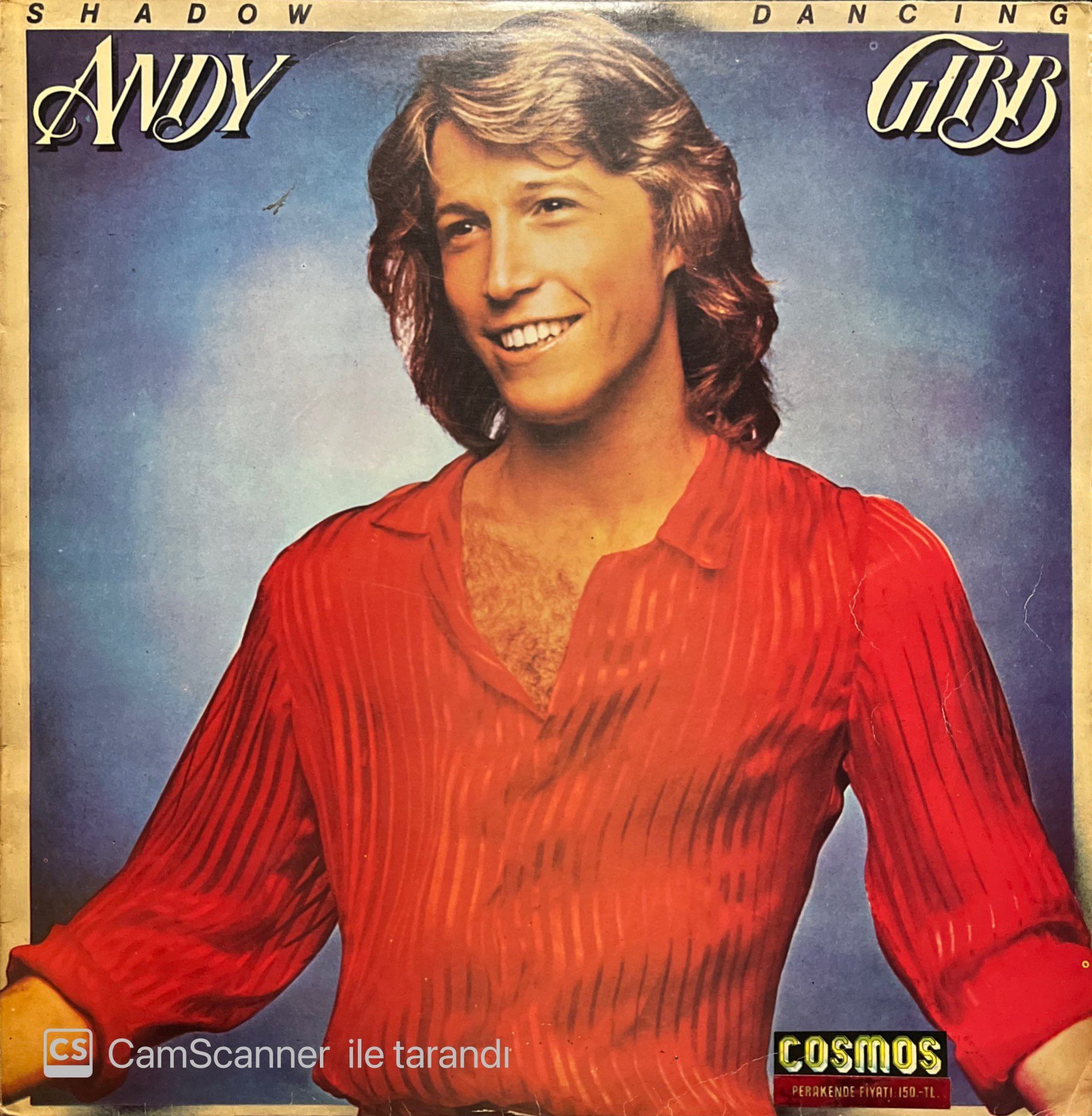 Andy Gibb Shadow Dancing LP Plak