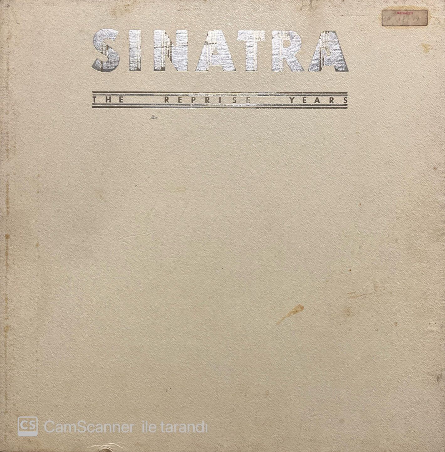 Frank Sinatra The Reprise Years 4 LP Box Set Plak